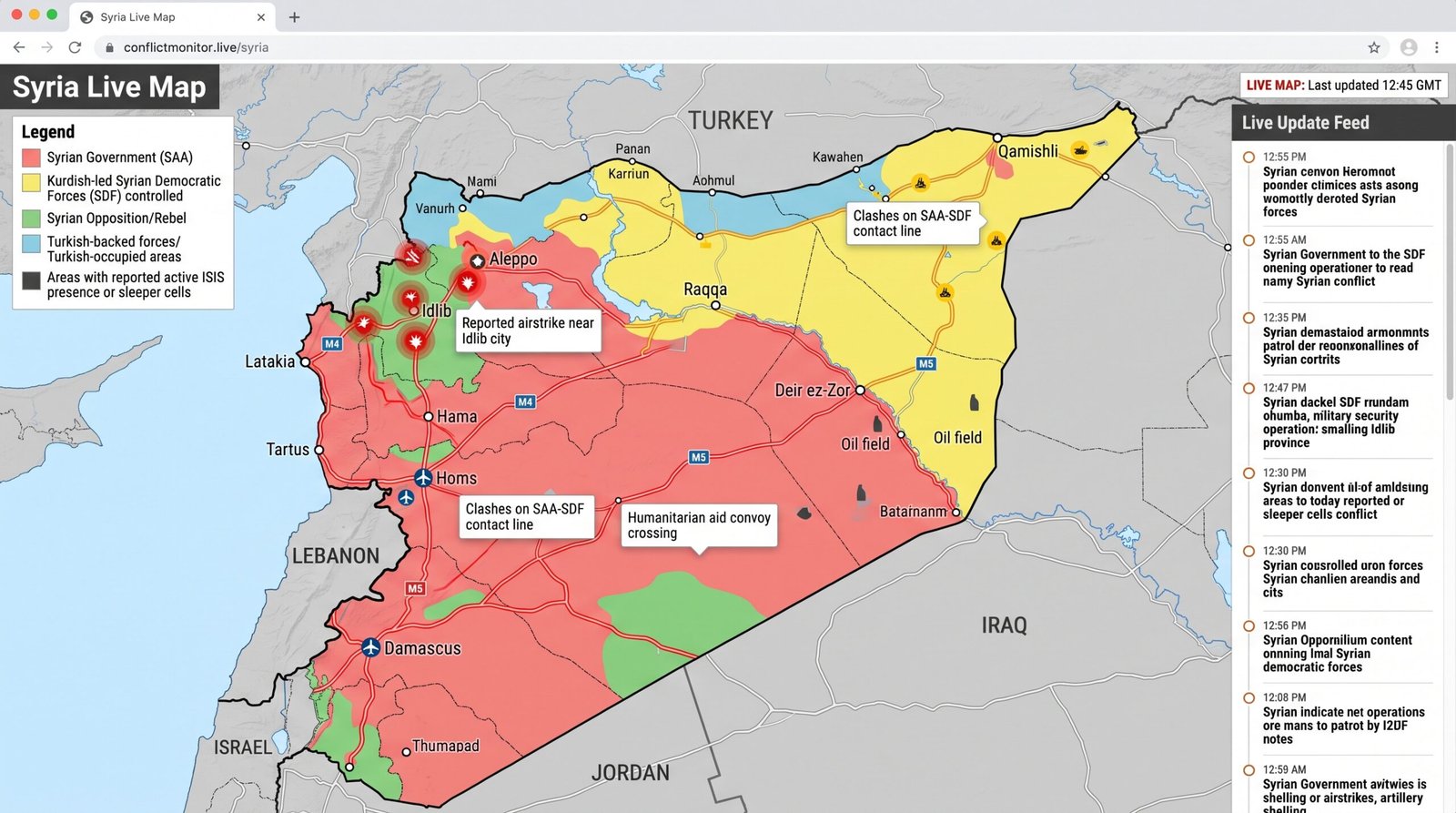 syrien live map